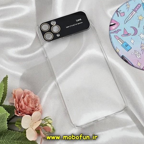 قاب گوشی iPhone 11 Pro Max آیفون طرح طلقی شیشه ای Camera Lens شفاف اورجینال CREATIVE CASE سری Q SERIES رنگ شفاف کد 599